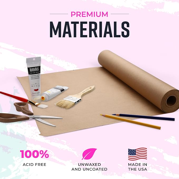 Bryco Goods Brown Kraft Packing Paper Rolls - Image 2