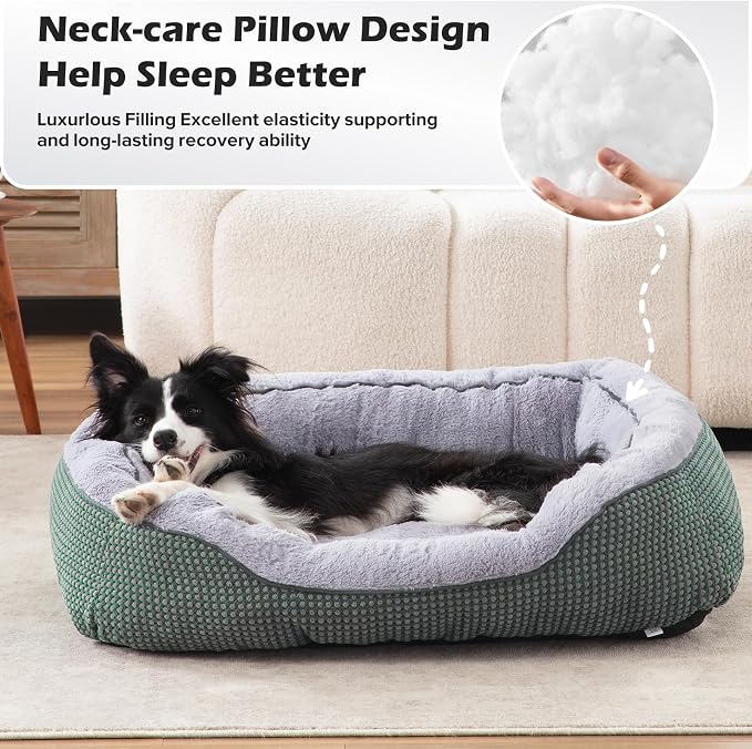 INVENHO Small Dog Bed Orthopedic Warming Soft Calming Sleeping Durable - Image 3