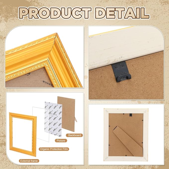 Mifoci 12 Pcs Gallery Vintage Frame Set - Image 4