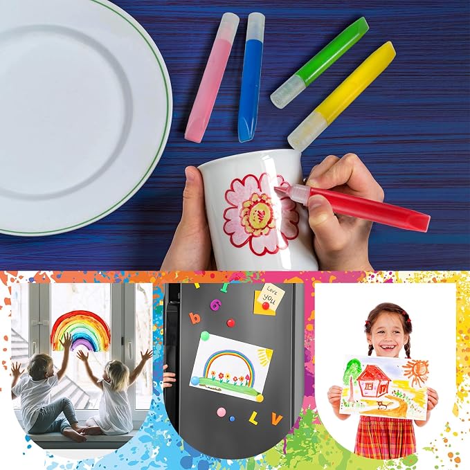Motipuns 48 Pcs 96 Pcs Suncatcher Paint Pens - Image 6