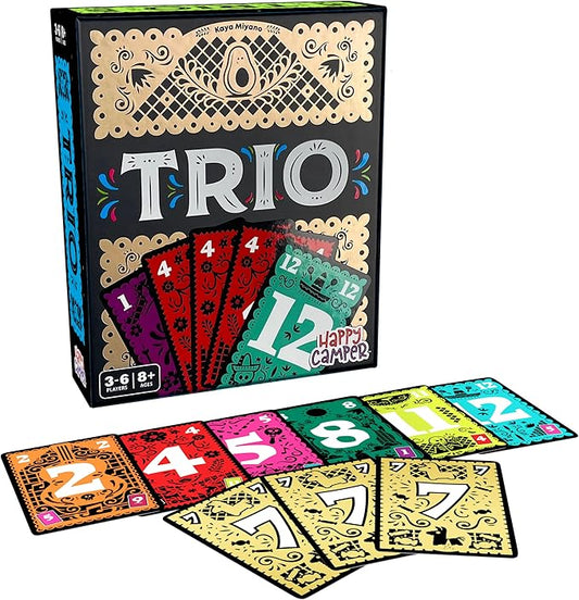 Happy Camper - Trio | Hottest New Family Game | Award-Winning | Game-of-The-Year | Perfect Stocking Stuffer | Great for Parties | 3-6 Players | Ages 8+