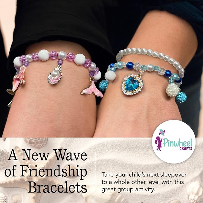 Pinwheel Crafts Mermaid Charm Bracelet Making Kit - Image 3