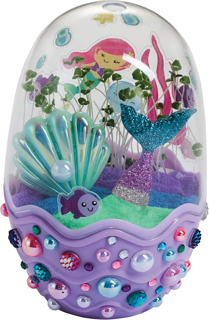 Creativity for Kids Mini Garden: Mermaid Terrarium Kit - Image 7