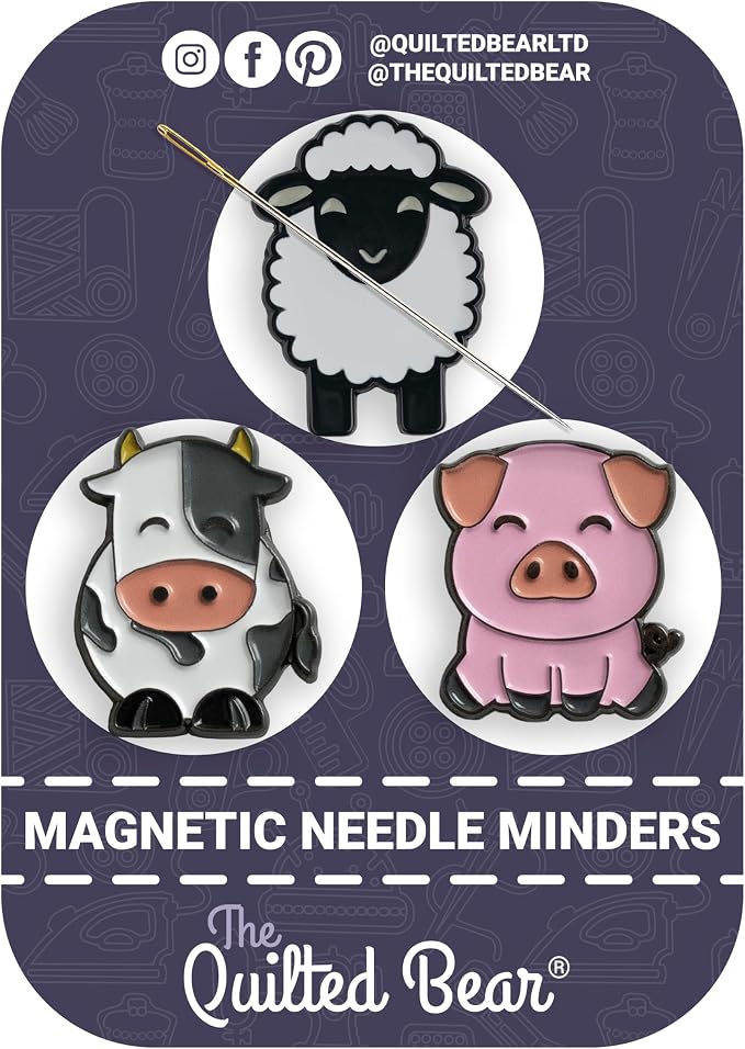 The Quilted Bear Needle Minder by TheQuiltedBearsProducts