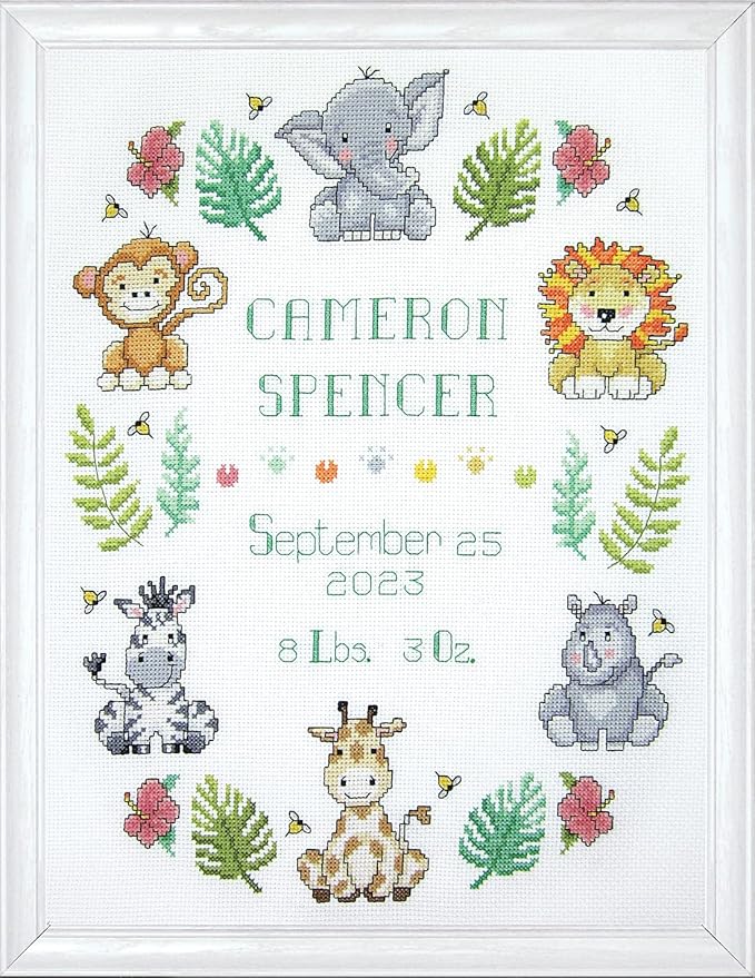 Design Works Crafts in The Jungle Counted Cross Stitch Kit by Design+Works+Crafts