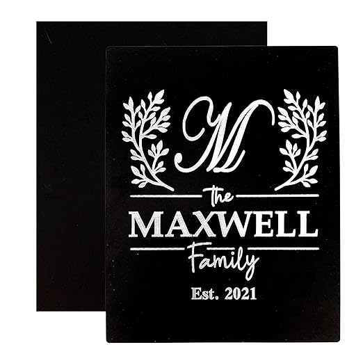 Metal Engraving Sheets for Etching with Maker, Explore Air 2, Silhouette Cameo 4, Brother Scan and Cut Zoom Precision Engraving Tool Tip Engraver; Blank Anodized Aluminum Sheets for Crafting