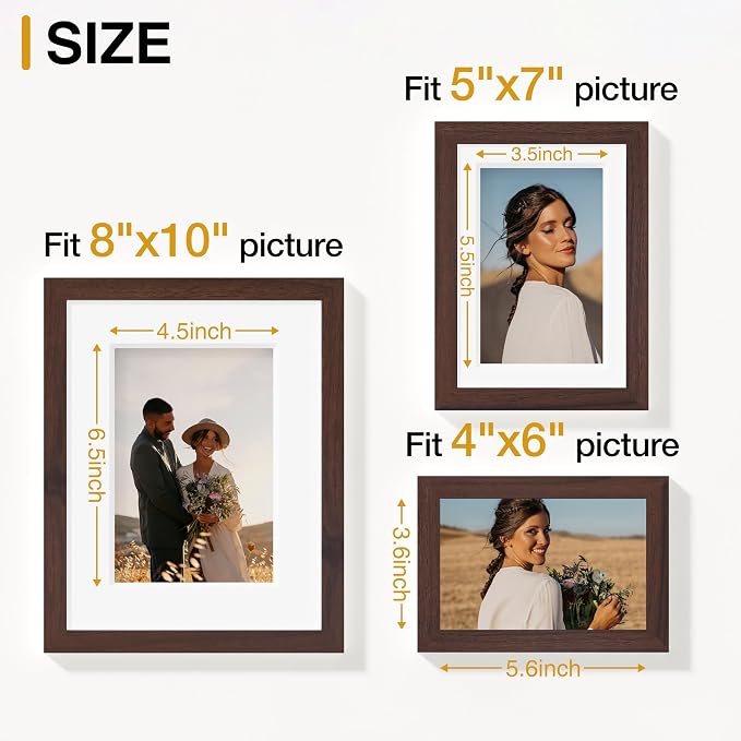 Vittanly 15 Pack Picture Frames Collage Wall Decor - Image 3