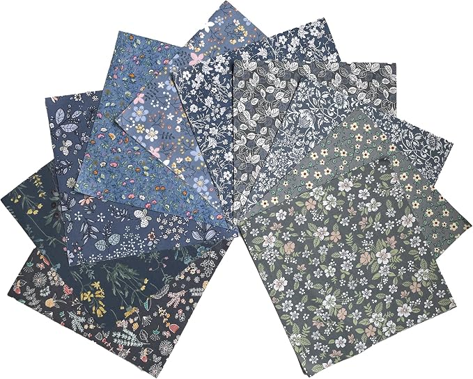 50pcs 10 x 10 inches Multicolor Cotton Fabric Bundle Squares - Image 4
