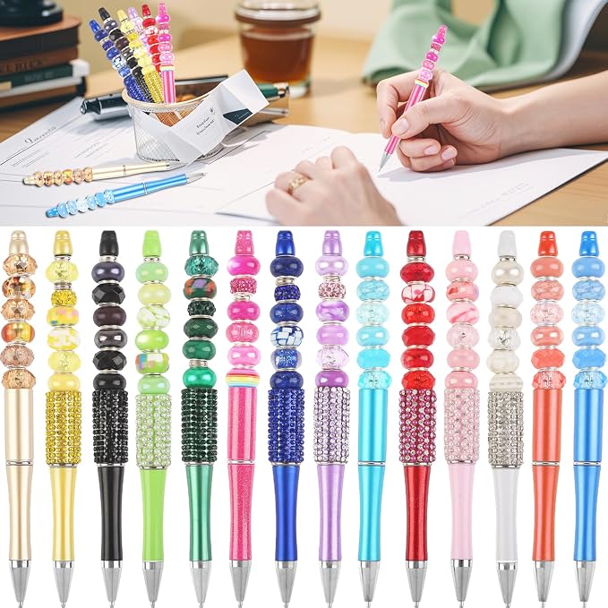 220Pcs Large Hole Beads Spacer Bead Mixed Color Assorted European Craft Big - Image 5