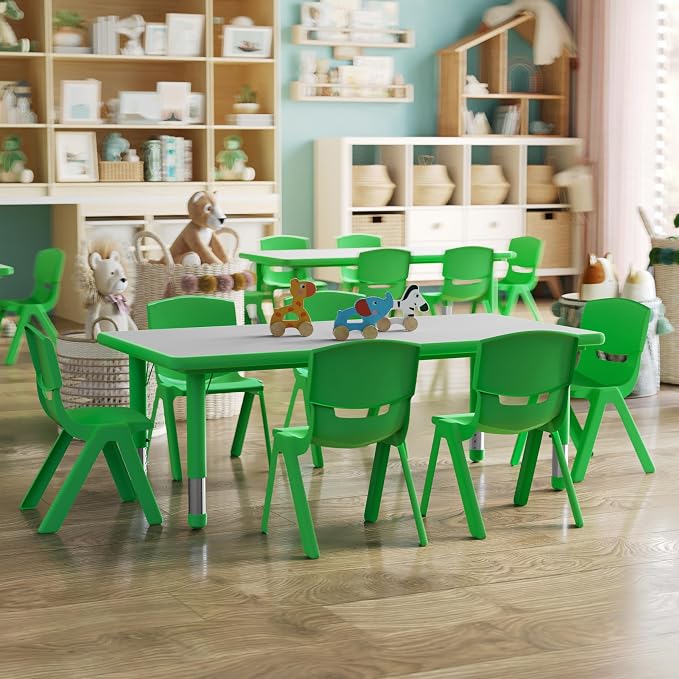 Flash Furniture Emmy Adjustable Classroom Activity Table - Image 2