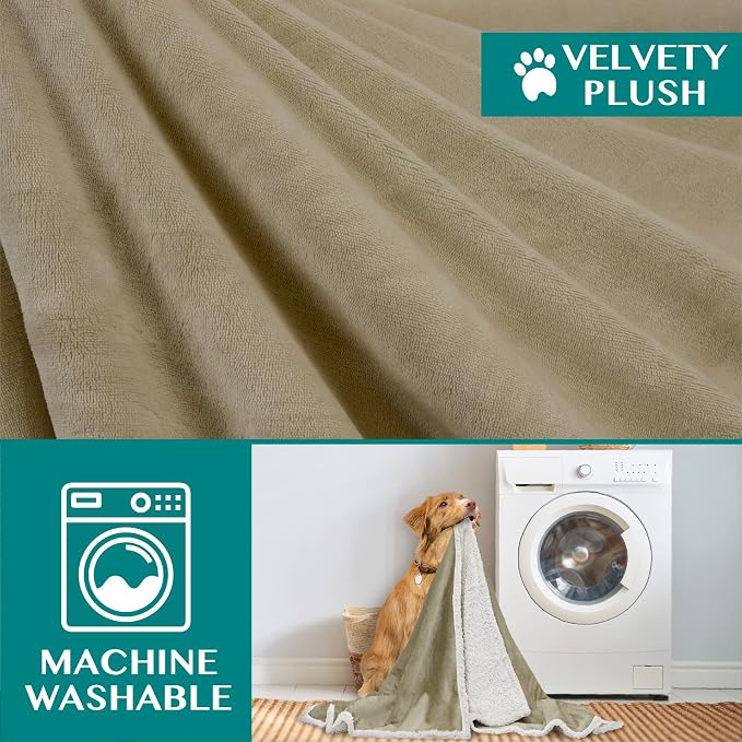 PetAmi Dog Blanket for Bed, XL Pet Blanket Large Dogs, Fleece Furniture Couch - Image 6
