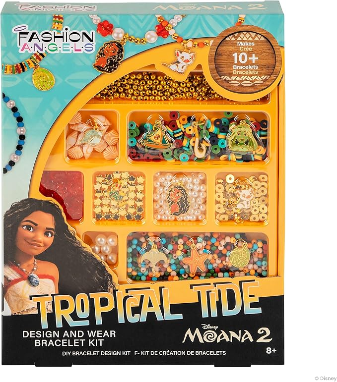 Fashion Angels Disney Moana 2 Tropical Tide Jewelry Design Kit | Includes - Image 2