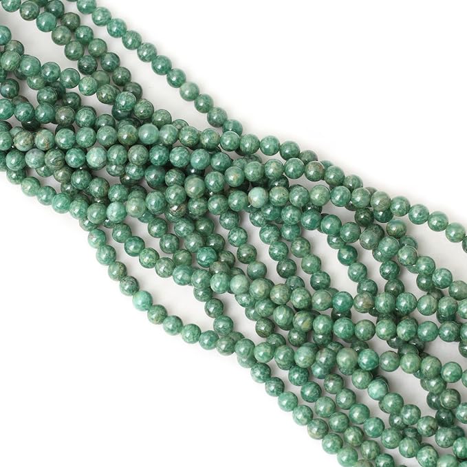 60PCS 6mm Natural African Jade Gemstone Round Loose Beads - Image 4