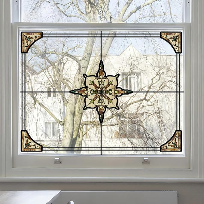 ADD.HERES Window Stickers, ‌Stained Glass Window Privacy Film, UV Blocking - Image 6