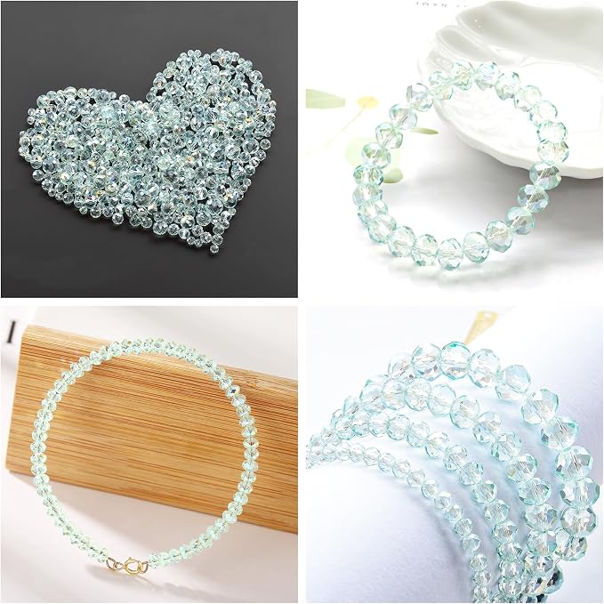 800Pcs 4/6/8/10mm Crystal Glass Beads - Image 5