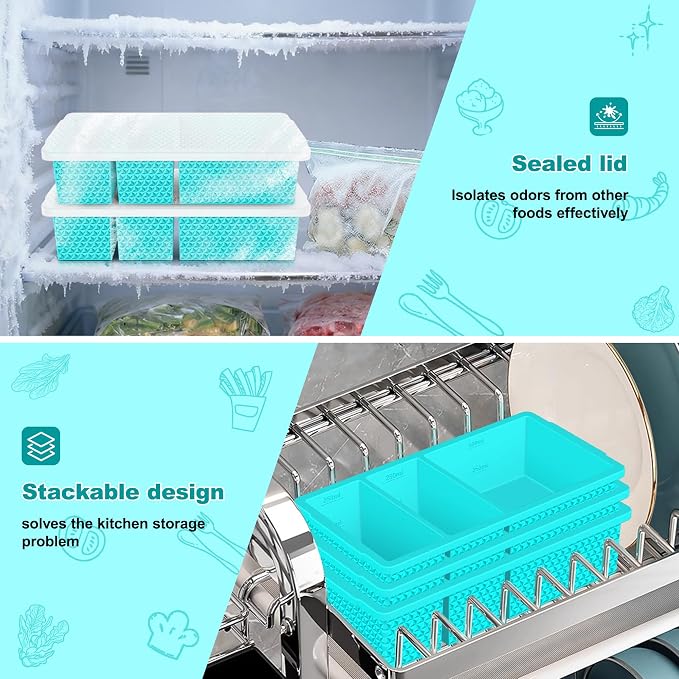 3 Pack - Silicone Freezer Trays - Image 6