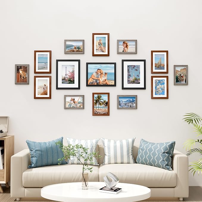 Vittanly 15 Pack Picture Frames Collage Wall Decor - Image 2
