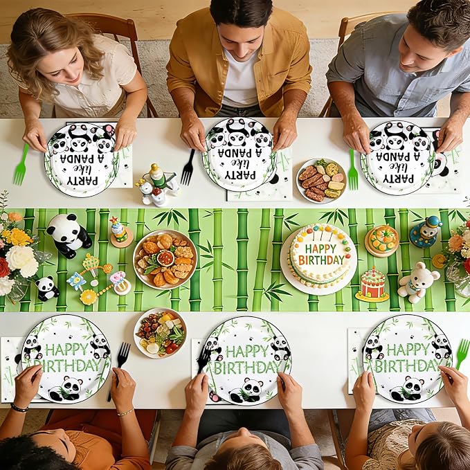 96 Pcs Panda Birthday Party Decorations - Image 7