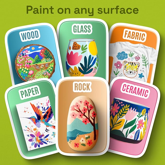 ARTISTRO 5 Precision Dual-Tip Acrylic Paint Markers – Paint Pens Set - Image 4