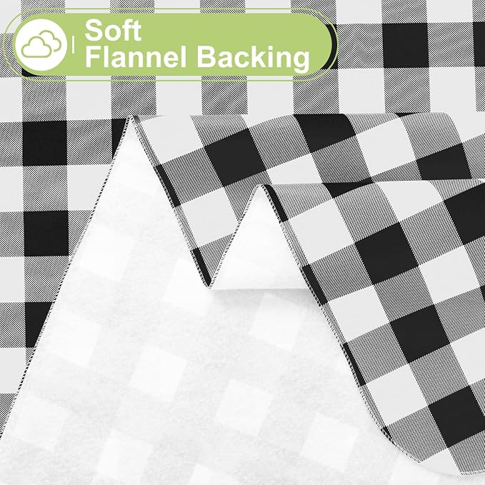 Smiry Rectangle Table Cloth, Waterproof Vinyl Tablecloths - Image 4