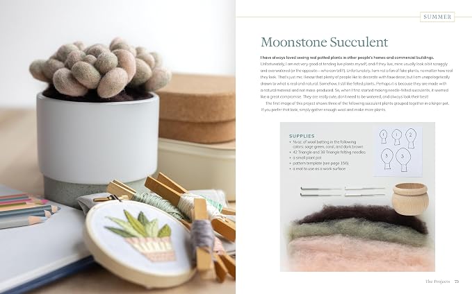 Needle Felting Through the Seasons: 12 Beginner Projects - Image 8