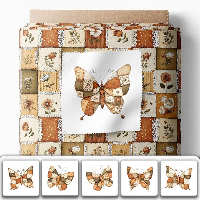 Cotton Patchwork Quilting Fabric Panel – 155×100 cm, 100% Cotton, Made in - Image 2