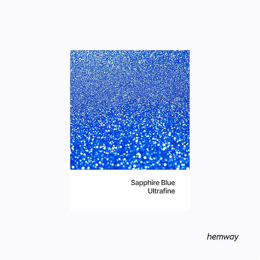 Hemway Polyurethane & Epoxy Resin Glitter for Arts, Crafts, Tumblers, Flooring, Woodwork, Decorating and Resin Projects 100g - Sapphire Blue