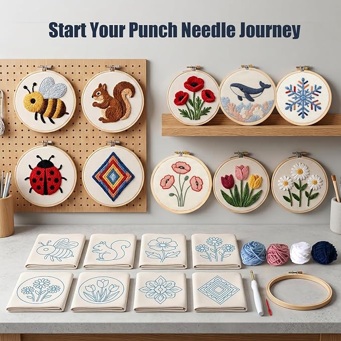 Punch Needle Kits For Adults Beginner, Punch Needle Starter Kit Easy, - Image 7