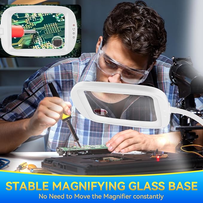 30X 10X Extra Large Floor Magnifying Glass - Image 3