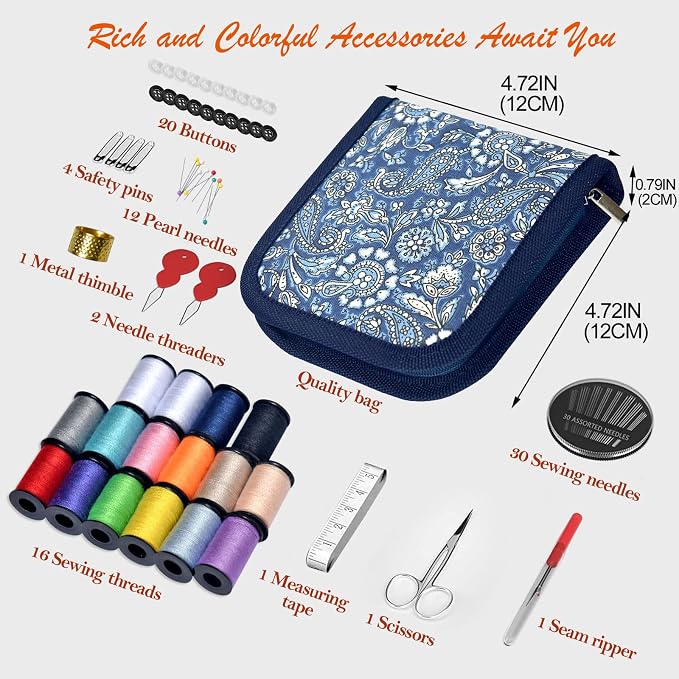 Sewing Kit Gifts for Grandma, Sewing Supplies Accessories - Image 3