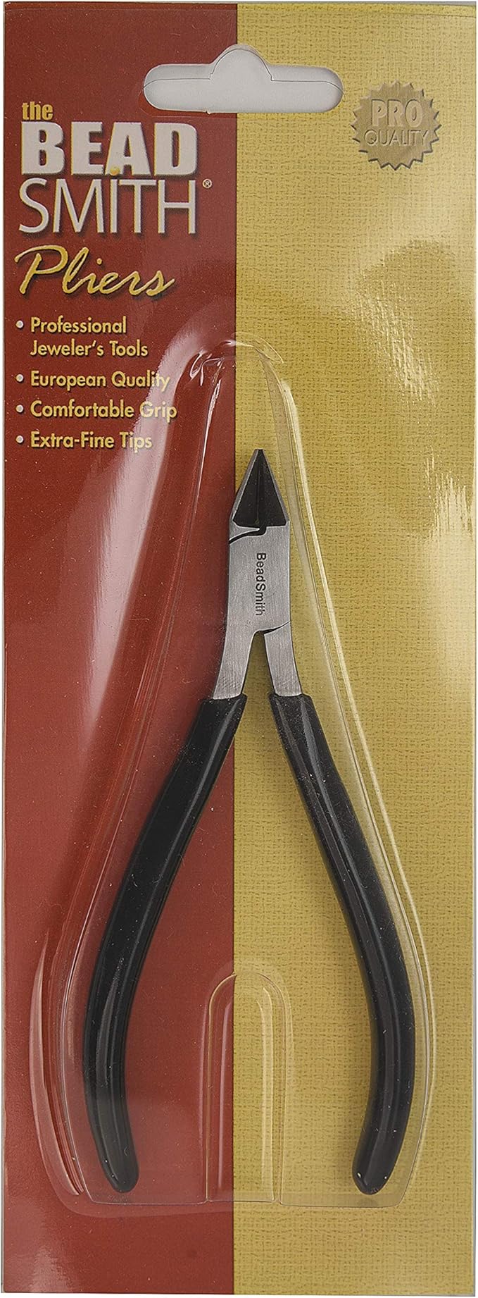 The Beadsmith Side Cutter – Extra Fine Tips – 4.5 inches (114mm) – PVC Grip Handle with Double Leaf Springs – Jewelry Making Tool for Creating Bracelets, Earrings and Necklaces