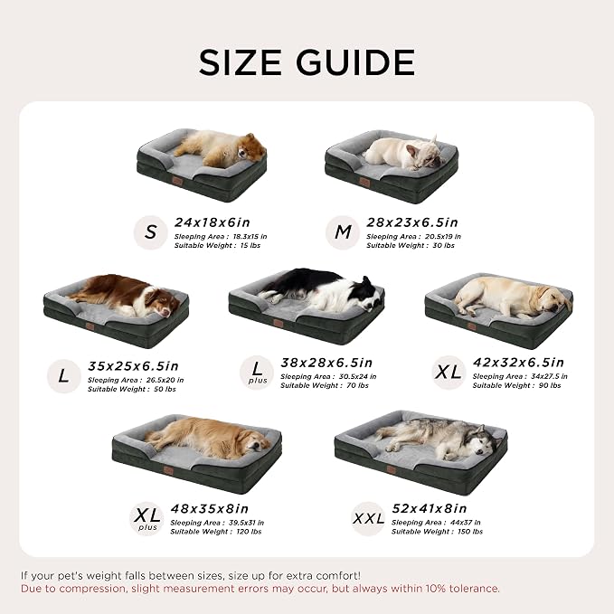 Bedsure Orthopedic Dog Bed for Medium Dogs - Image 7