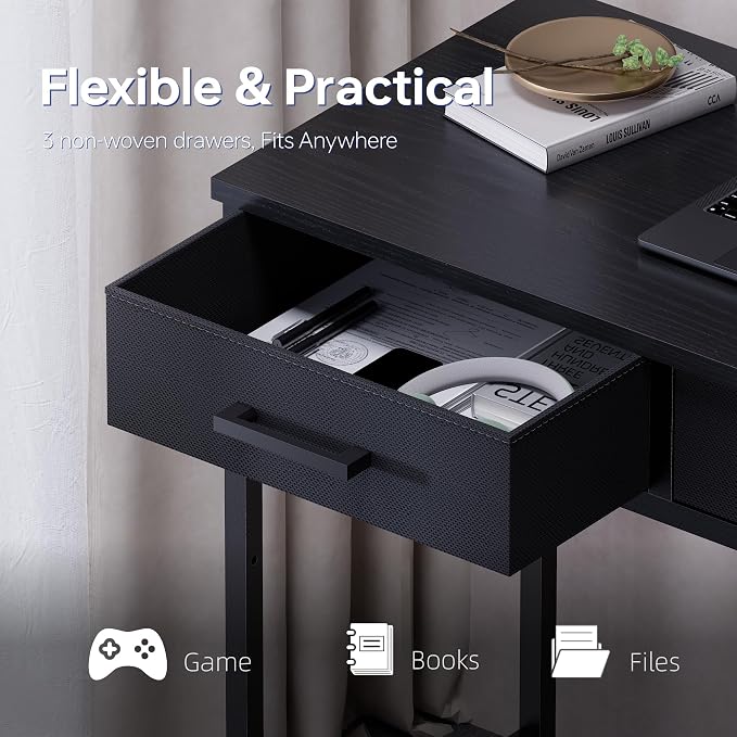 Pamray 47 Inch Small Computer Desk - Image 5