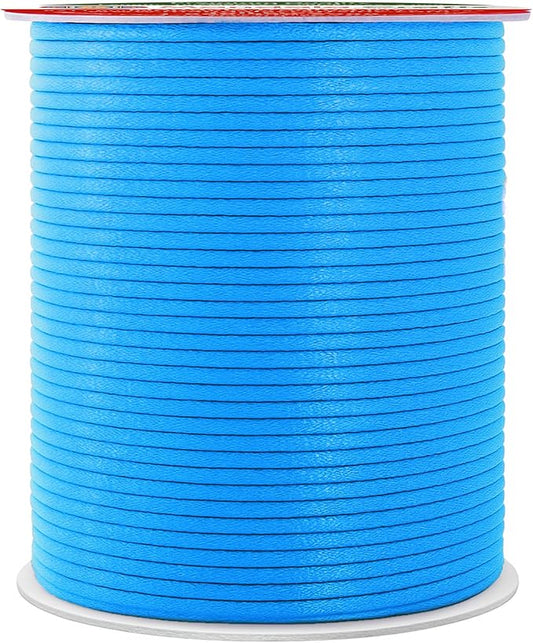 Mandala Crafts 2mm 109 Yards Light Blue Cotton Waxed Cord for Jewelry Making Bracelet Cord Waxed String - Beading String Thread Jewelry Cords for Necklaces String