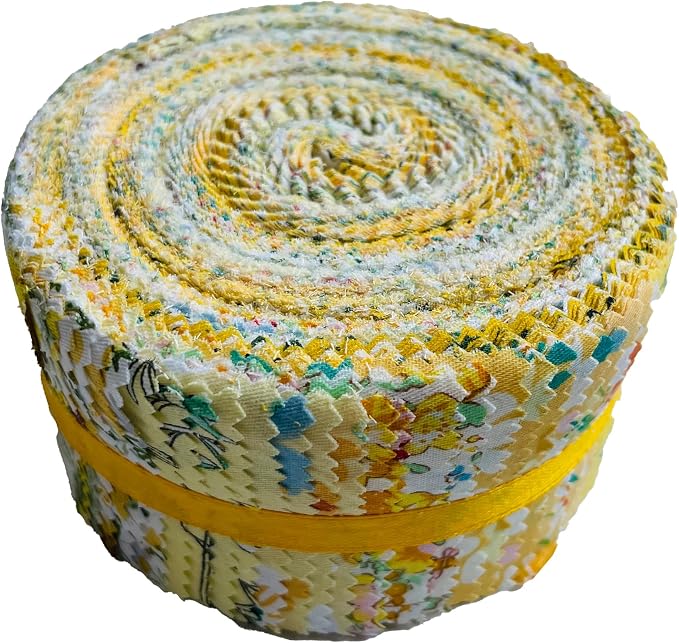 40 Strip Jelly Roll Fabric Strips by HANPATQUI