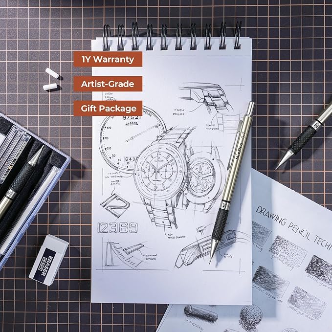 Nicpro 6PCS Art Mechanical Pencil Set - Image 5