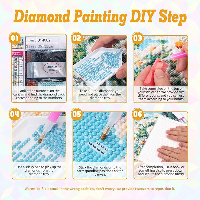 Kalonyth Eye Diamond Art Kits for Adults Beginners 14x14 in, DIY Craft Gift | - Image 7