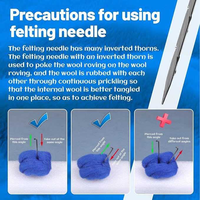 Felting Needles, Star-Point Needles, Needle Felting Supplies, Needle Felting - Image 4