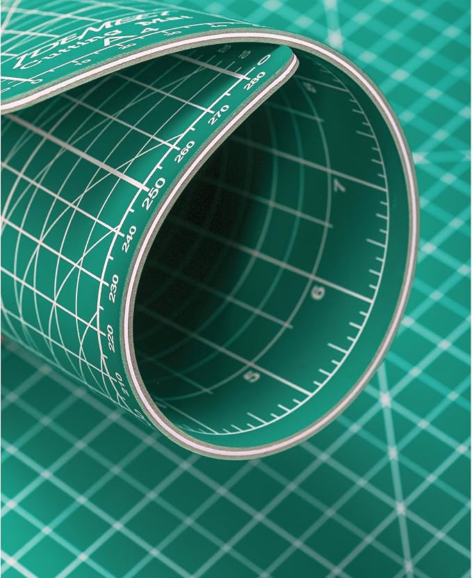 Density-upgraded 9"x12" Self Healing Cutting Mat, Idemeet Rotary Sewing Mat - Image 4