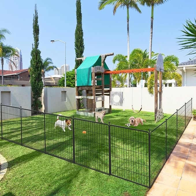 Dog Playpen 40 inch 30 Panels Indoor Outdoor Dog Pen - Image 9