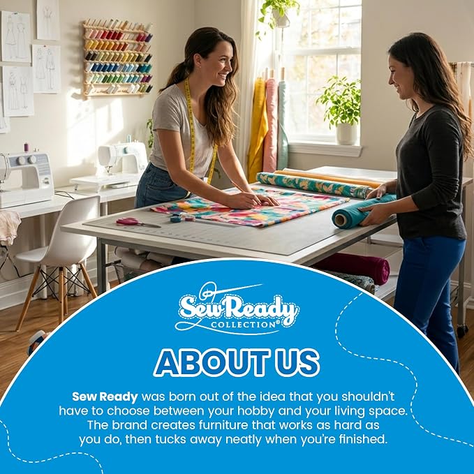 Sew Ready Folding Sewing Craft Table - Image 7