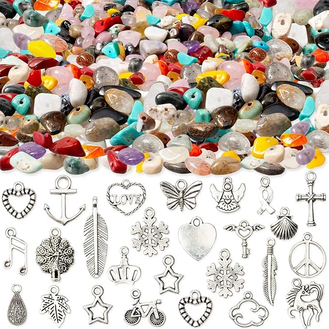 Natural Chip Stones for Bracelet by OuMuaMua