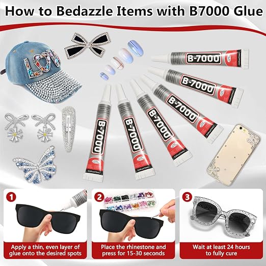 25 Tube 15ML B7000 Glue Clear - Image 7