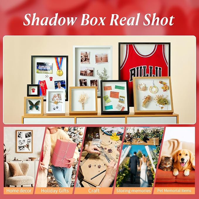 5x5 Small Shadow Box Picture Frame - Image 6
