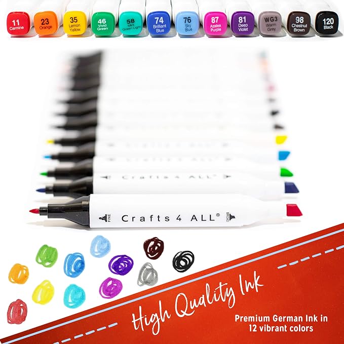 Crafts 4 All Fabric Markers for Clothes - Image 2