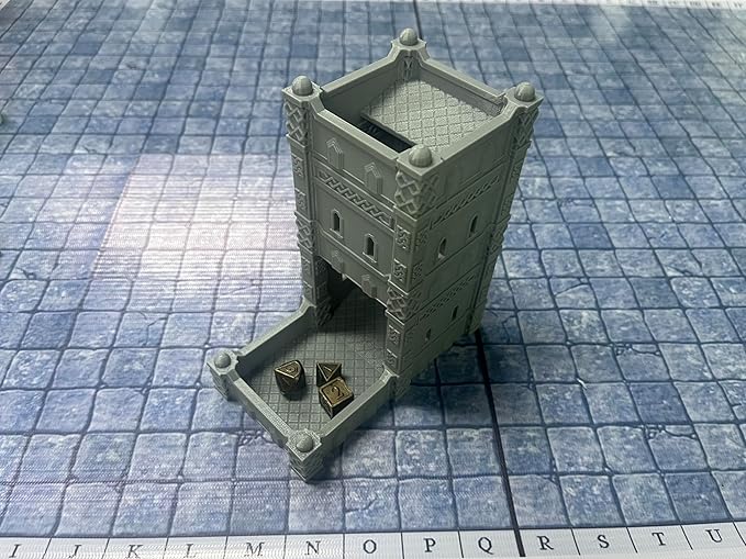 HAUTICO Dwarf Dice Tower Terrain Scenery for 20-28mm Miniatures Wargame, D&D Table Top Game Paintable
