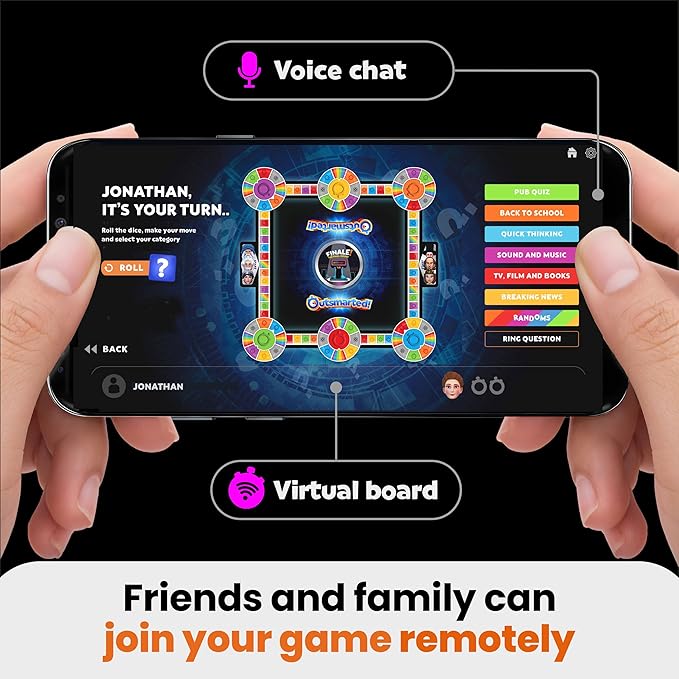 Outsmarted Ultimate Edition - 10 Exciting Bonus Categories | Kids, Teens & Adults | Next-Level Game Night for Family & Friends | 2–24 Players | Age 8+ | 10,000+ Questions | 2025 Edition