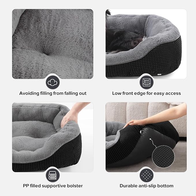 INVENHO Small Dog Bed Orthopedic Warming Soft Calming Sleeping Durable - Image 7