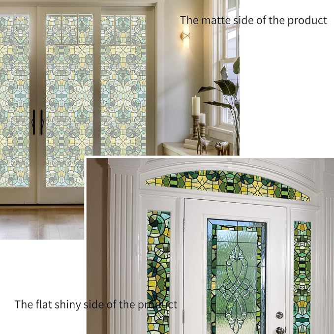 Funlife Privacy Stained Glass Window Film - Image 4