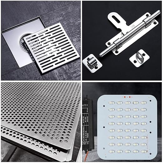 20 Pack 6061 T6 Aluminum Sheet Metal 6 x 6 x 1/64 Inch Flat Plain Aluminum Plate Covered with Protective Film, 6061 Aluminum Sheet Plate for Crafting, Finely Polished and Deburred